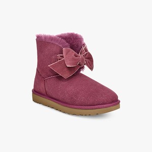 Ugg Gita Twinkle Bow Mini Women Classic Boots Pink (3297UZFYL)